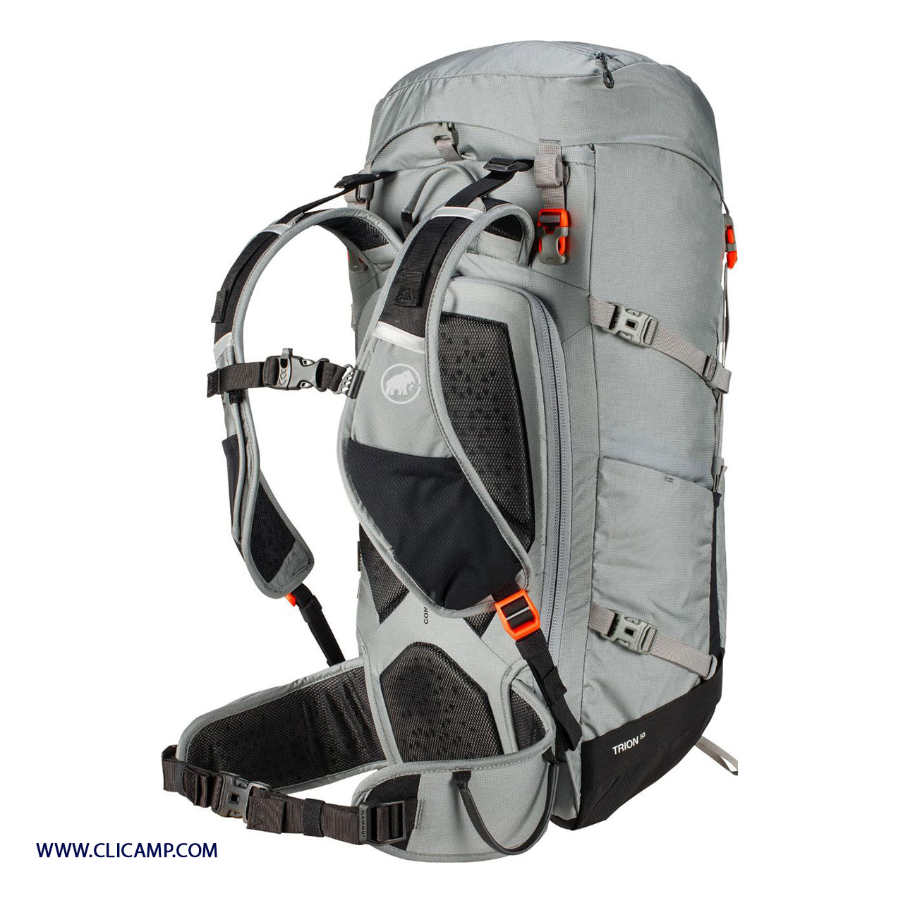 کوله پشتی ماموت / Mammut – مدل Trion 50L / طوسی - Image 2